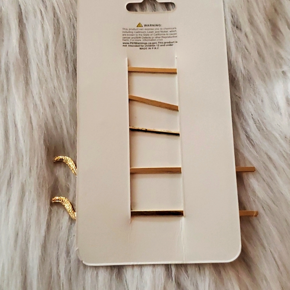 Gold Snake hair pin set - Picture 2 of 3